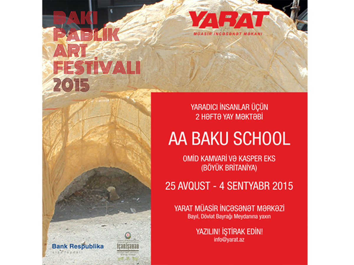 UK’s Architecture Association School partners with YARAT to hold workshop in Azerbaijan