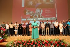 Азербайджанские актеры отметили День кино (ФОТО)