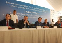 Баку принял первый поезд по Транскаспийскому транспортному маршруту  (ФОТО)