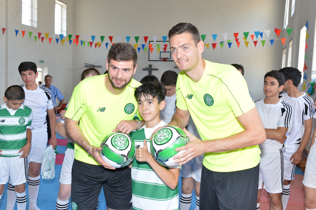 Scotland’s Celtic FC meets Azerbaijani IDPs