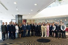Президент Азербайджана принял участие в открытии комплекса лечения и отдыха в Шабранском районе