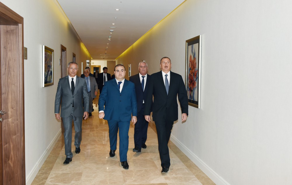 Prezident İlham Əliyev “Qalaaltı Hotel & SPA” müalicə-istirahət kompleksinin açılışında iştirak edib (FOTO)
