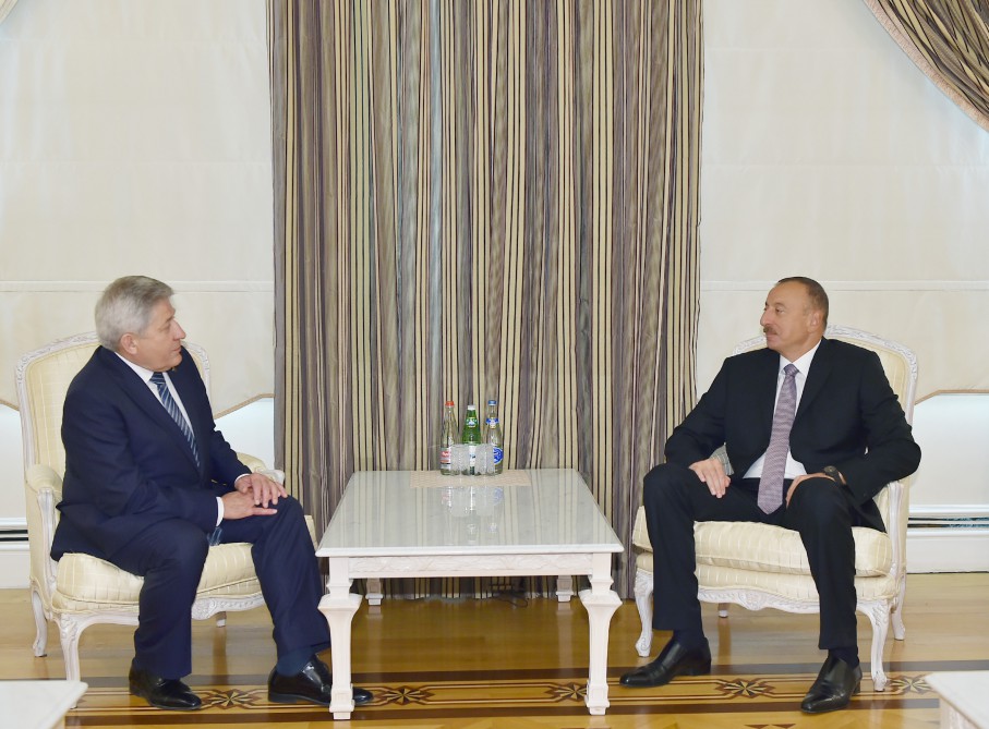 Azerbaijani president receives outgoing Belarus ambassador to Azerbaijan