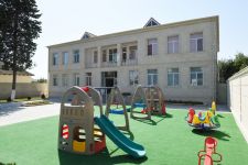 Cəlilabadda Heydər Əliyev Fondunun təşəbbüsü ilə inşa edilmiş körpələr evi-uşaq bağçası istifadəyə verilib (FOTO)