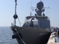 Дружественный визит российских военных кораблей в Азербайджан (ФОТОСЕССИЯ)