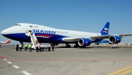 Silk Way West hava gəmiləri parkına yeni Boeing 747-8 Freighter təyyarəsini əlavə edib (FOTO)