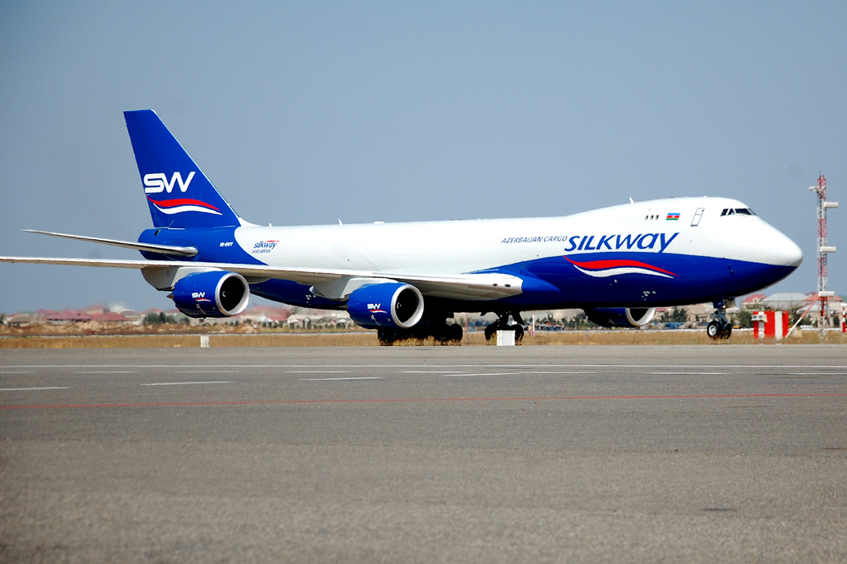 Silk Way West hava gəmiləri parkına yeni Boeing 747-8 Freighter təyyarəsini əlavə edib (FOTO)