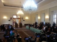 British, Iranian FMs join in press conference in Tehran (PHOTO)