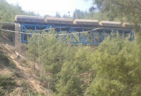 Freight train blown up in Turkey
