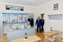 Президент Ильхам Алиев ознакомился с условиями, созданными после ремонта в одном из бакинских лицеев (ФОТО)