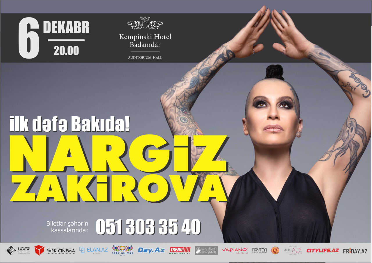 Впервые в Баку выступит самая экстравагантная российская певица Наргиз