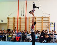 22nd Baku acrobatic gymnastics championship completes (PHOTO)