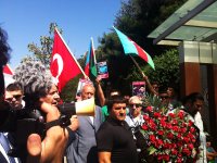 В Азербайджане прошла акция в поддержку Турции  (ФОТО)