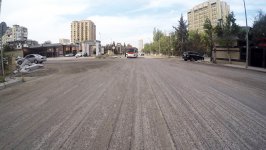 Ремонтируются перекрестки в Бинагадинском районе Баку (ФОТО)