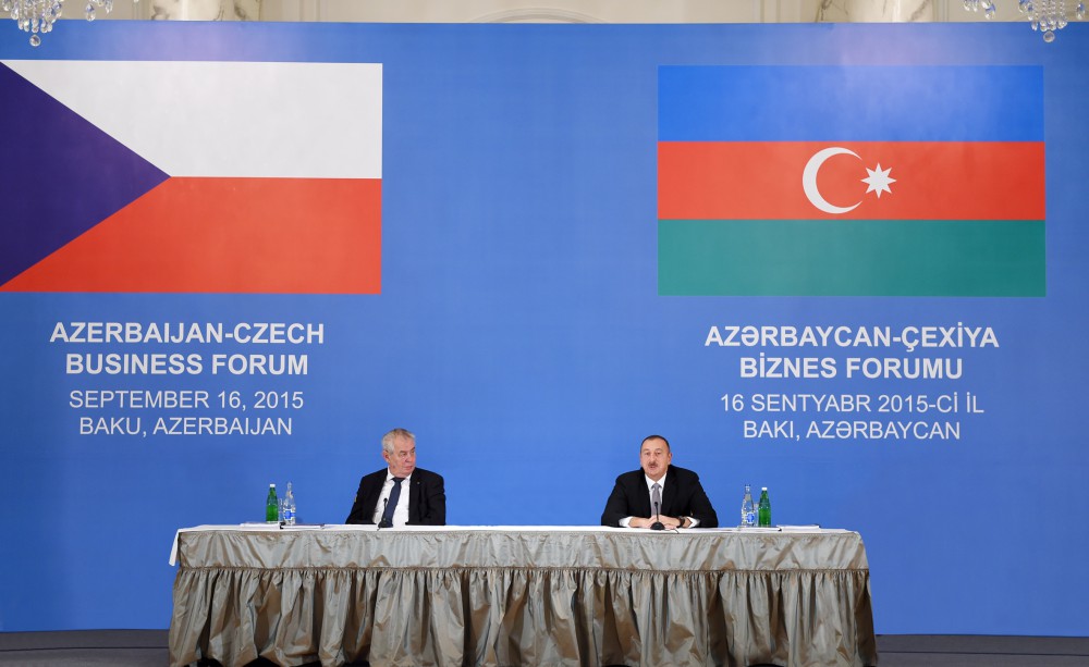 Президент Ильхам Алиев: Азербайджан на определенном этапе может рассмотреть вопросы поставок газа в Чехию (ФОТО)