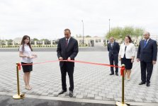 Президент Ильхам Алиев принял участие в открытии здания школы в кюрдамирском селе (ФОТО)