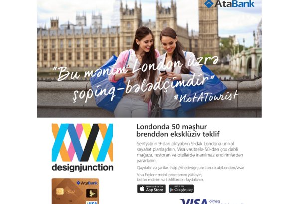 “AtaBank” ASC-nin Visa kartları ilə Londonda  alış-veriş günləri