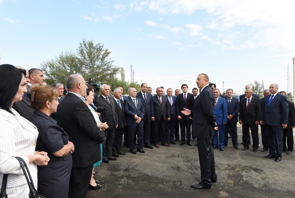 Prezident İlham Əliyev: Bizdə güclü iqtisadiyyat, güclü siyasi iradə, xalq-iqtidar birliyi var (FOTO)