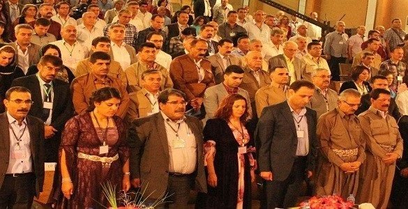 Dilek Öcalan ve HDP'li vekiller PYD Kongresi'nde