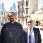 Стивен Сигал в Баку: прогулка по Ичери Шехер (ФОТО)