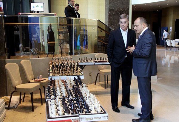 Vladimir Doroxin şahmat üzrə Dünya Kubokuna gəldi (FOTO)