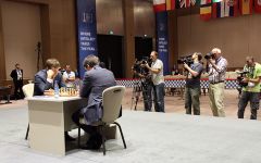 Bakıda şahmat üzrə Dünya Kubokunun final görüşləri davam edir (FOTO)