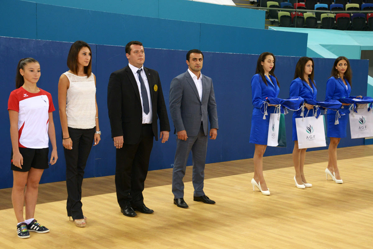 Завершился первый день соревнований 22-го чемпионата Баку по спортивной гимнастике