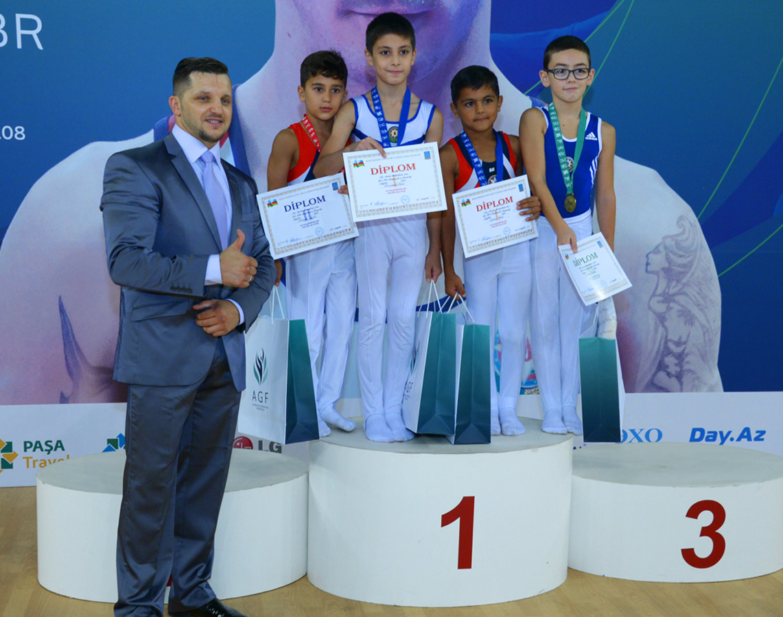 Завершился первый день соревнований 22-го чемпионата Баку по спортивной гимнастике