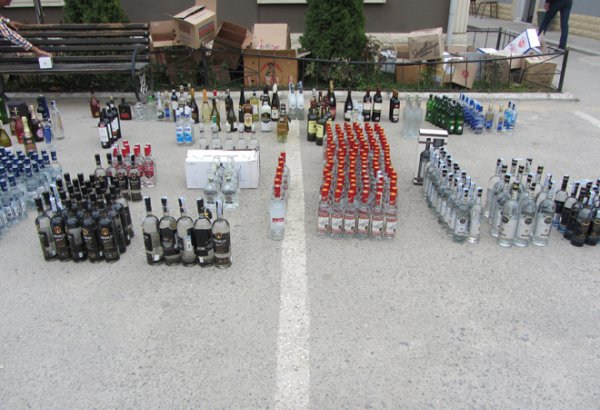В Азербайджане пресекли реализацию крупной партии контрабандного алкоголя