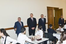 Azərbaycan Prezidenti Göyçayda Şahmat Məktəbinin açılışında iştirak edib (FOTO)