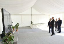 President Ilham Aliyev reviews Poultry Farming Complex of "Ujar Agro" Ltd