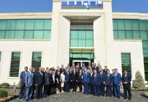 Ilham Aliyev attends ceremony marking finish of project to reconstruct water supply system of Ujar