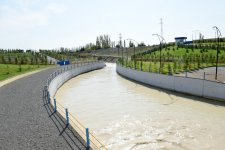 Azerbaijani president attends opening of Goychay hydroelectric power station