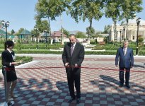 President Ilham Aliyev attends opening of Goychay Youth Center