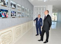 President Ilham Aliyev attends opening of Goychay Youth Center