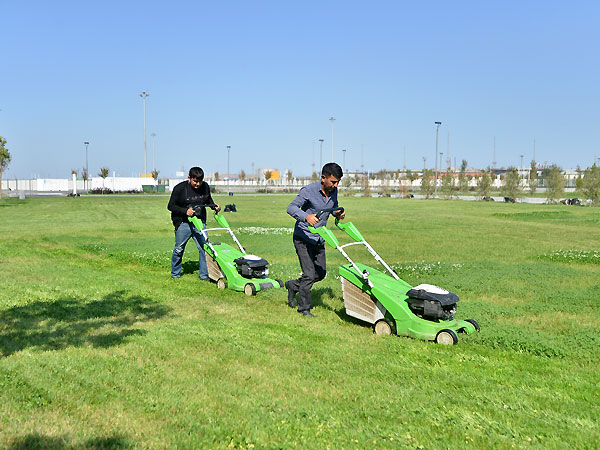 Bakı Olimpiya Stadionunda hazırlıq işləri davam edir (FOTO)