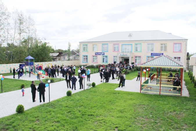 В Агдаме сдан в эксплуатацию ясли-детский сад, возведенный по инициативе Фонда Гейдара Алиева (ФОТО)