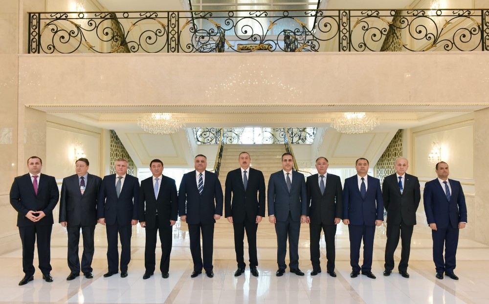 Ильхам Алиев принял участников заседания  Конференции органов спецслужб тюркоязычных государств (ФОТО)
