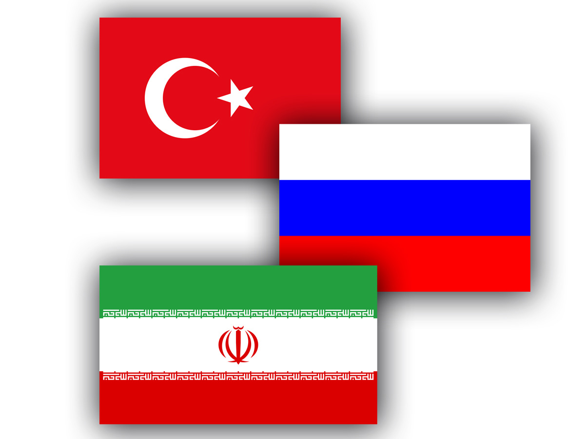Россия, Иран и Турция продолжат работу в формате "тройки"
