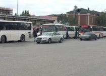 Противозаконные действия водителей  автобусов в Баку (ФОТО)