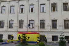 Ministry of Emergency Situations organizes training at Baku Higher Oil School (PHOTO)