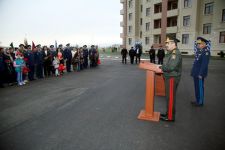 Hərbi Hava Qüvvələrinin aviabazasında yeni yaşayış binasının açılışı olub (FOTO+VİDEO)