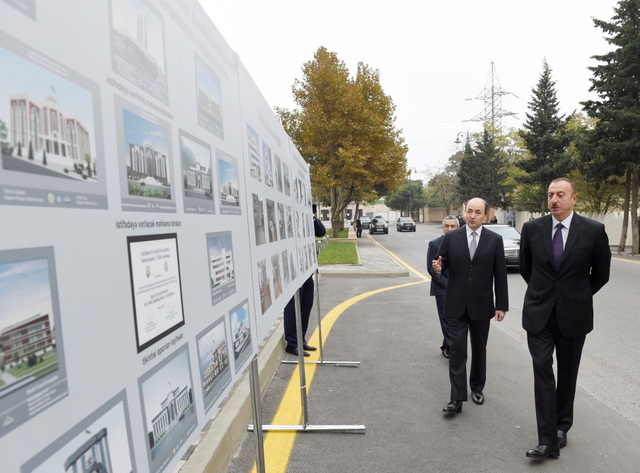 Президент Ильхам Алиев принял участие в открытии Сабунчинского судебного комплекса (ФОТО)