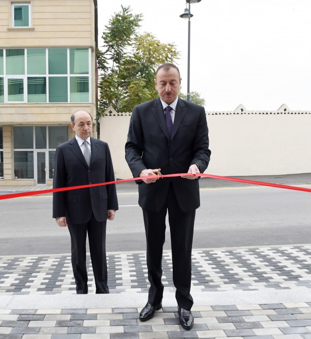 President Aliyev attends opening of Sabunchu Court Complex