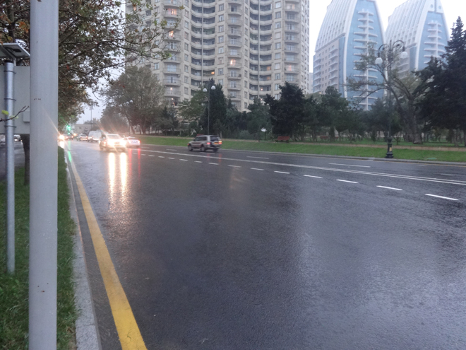 Новые дороги в Баку (ФОТО)
