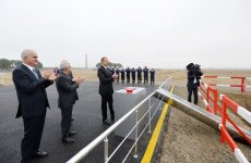 President Aliyev participates in groundbreaking ceremony of High Density Polyethylene Plant in Sumgayit