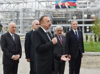 Ilham Aliyev launches new installations in Ethylene and Polyethylene Plant in Sumgayit