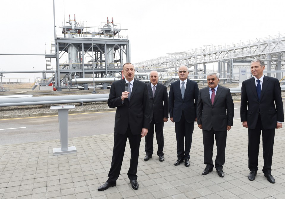 Ilham Aliyev launches new installations in Ethylene and Polyethylene Plant in Sumgayit