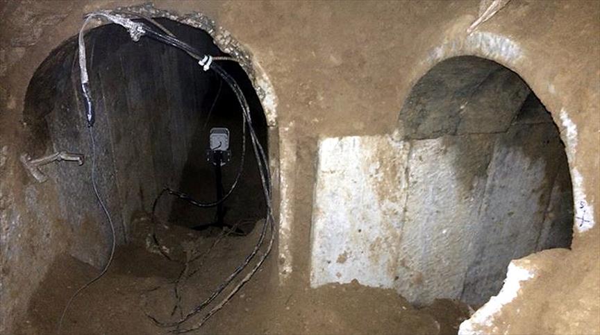 Mısır Gazze sınırında 12 yeni tüneli yıktı