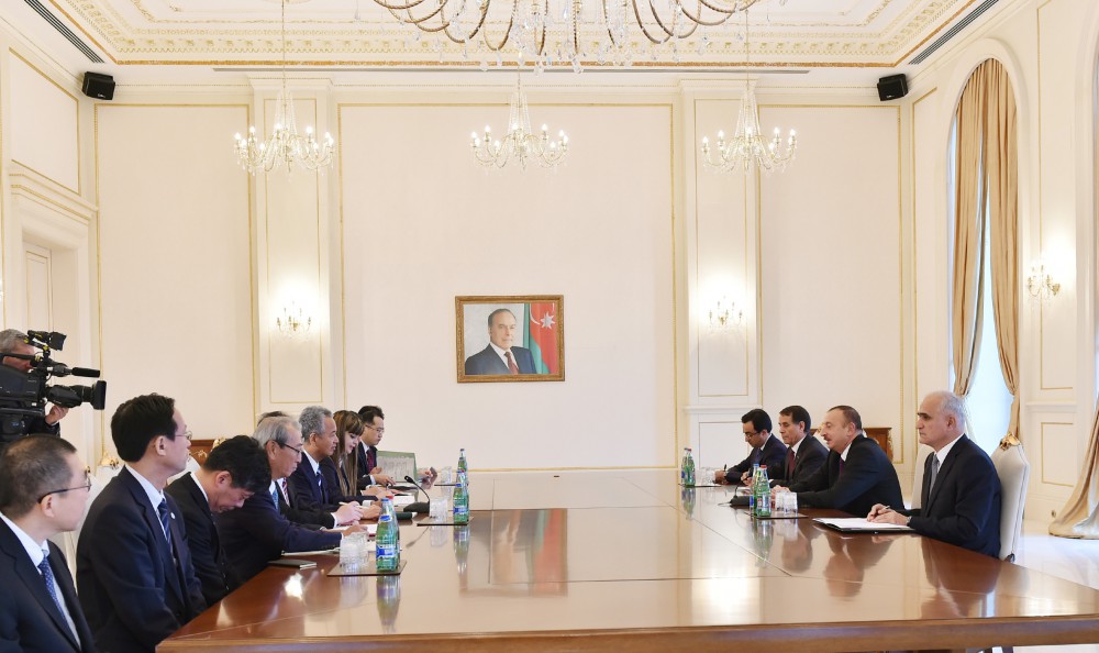 Президент Ильхам Алиев: Двусторонние связи между Азербайджаном и Японией находятся на высоком уровне